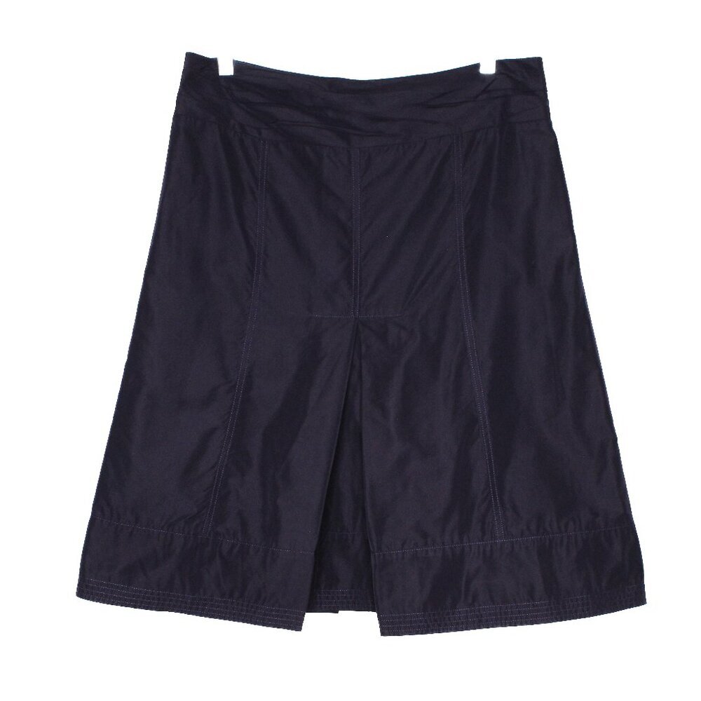 Lida Baday Eggplant Silk Blend Skirt